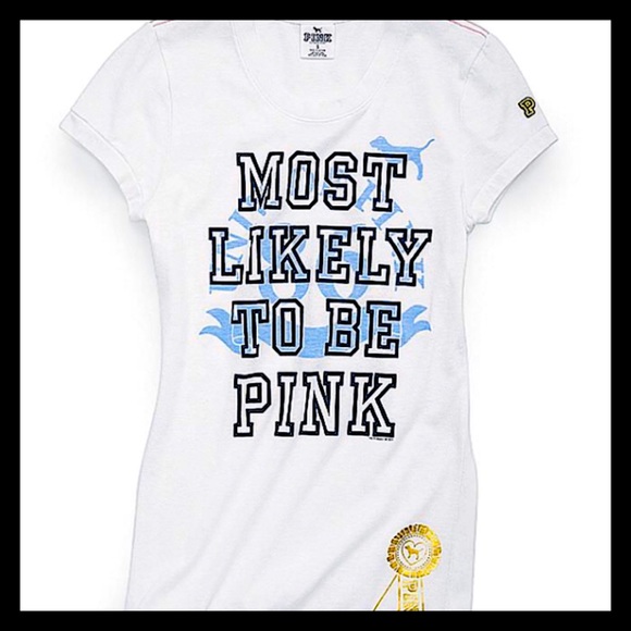 💕ℙ𝕀ℕ𝕂 𝕍𝕊 “Most Likely To Be PINK" HTF Tee💕